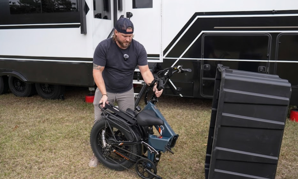 Folding E-Bike for RV Travel