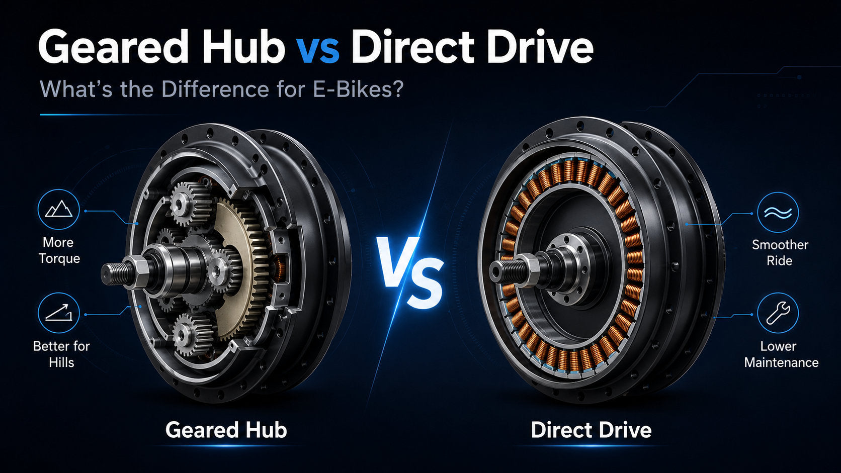 Geared Hub vs. Direct Drive
