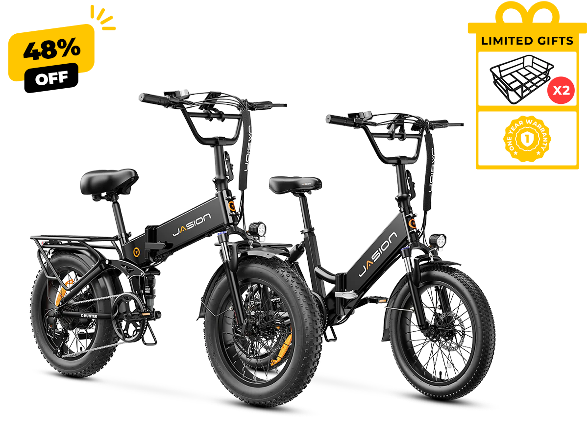 Folding Fat Tire eBike for Adults Combo Sale X-Hunter+EB7 ST