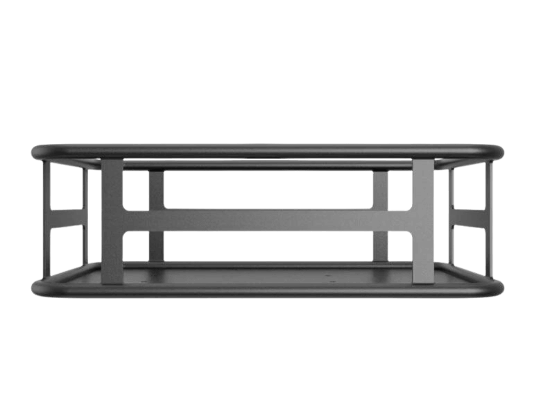 close-up view of larger rear rack