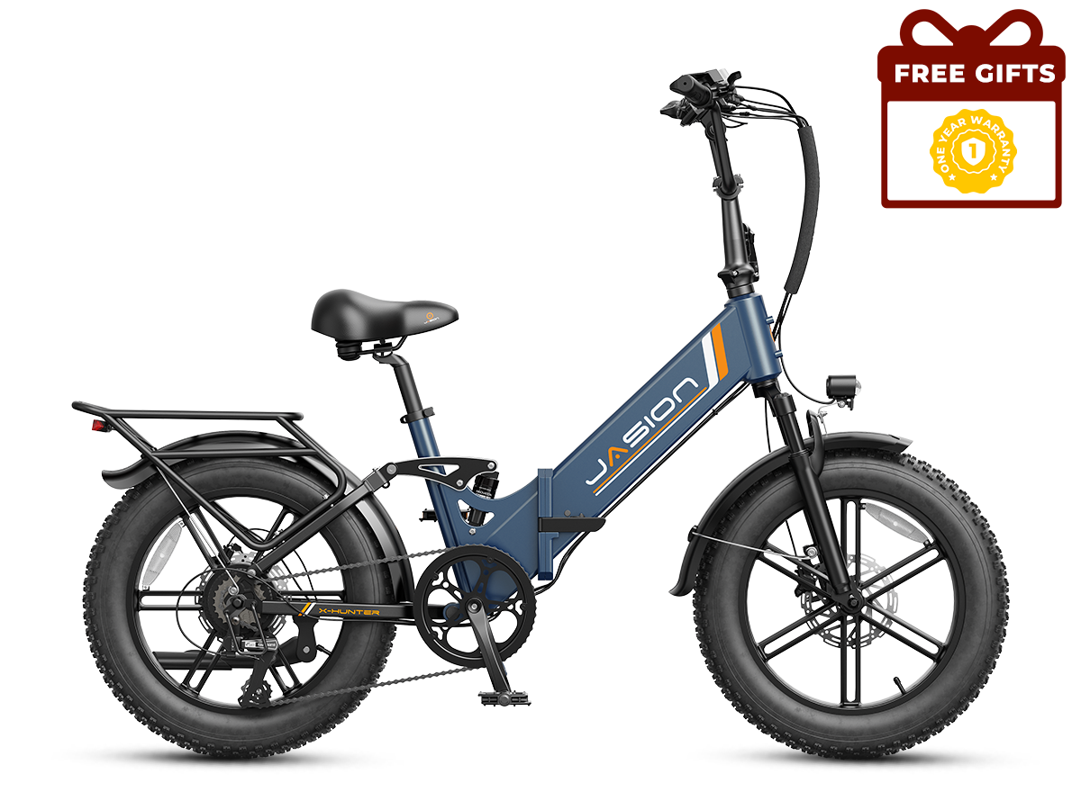 Jasion X‑Hunter ST Electric Bike | Full Suspension & Fat Tire