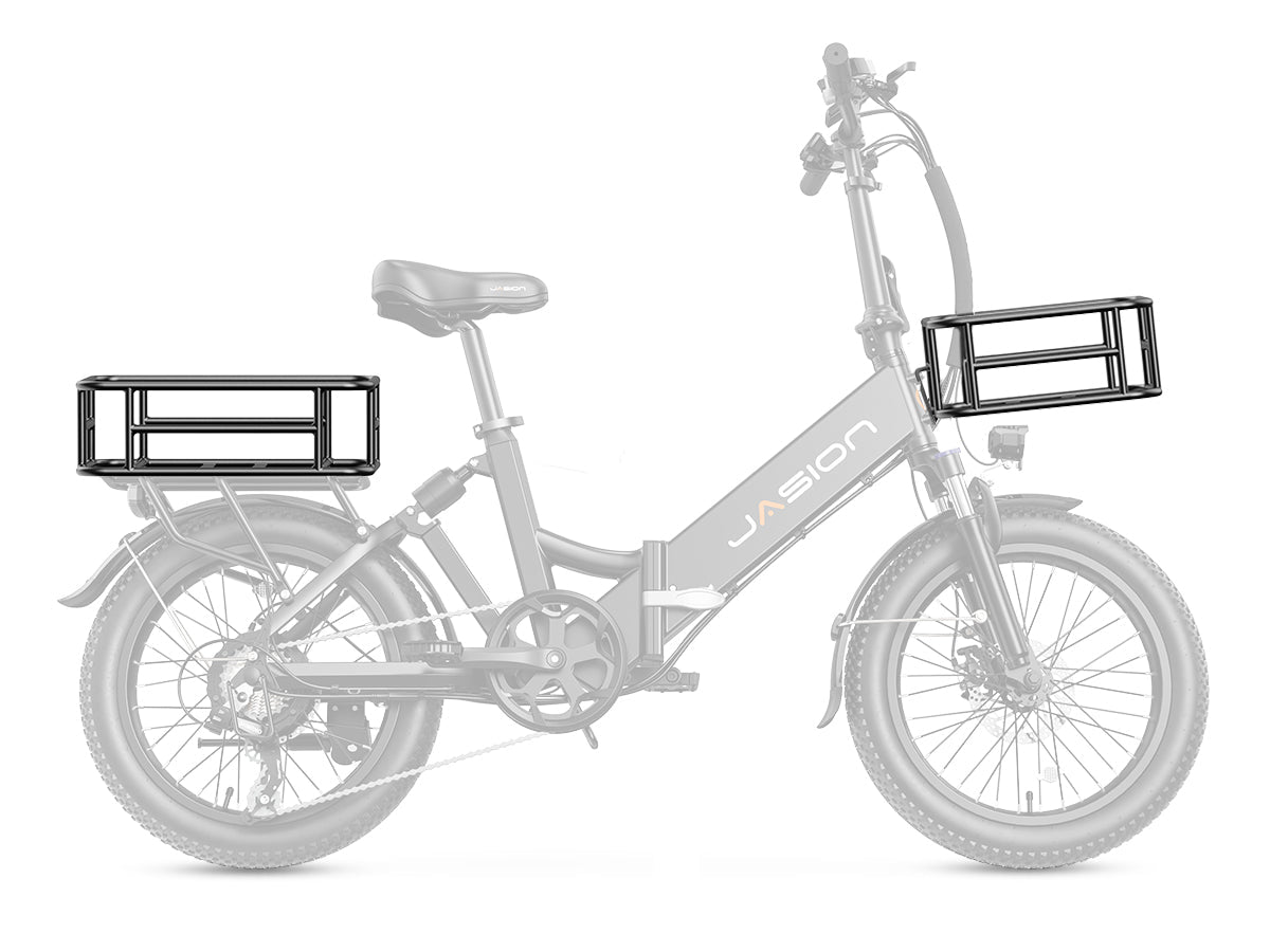 Jasion Ebike® Front and Rear Baskets Set