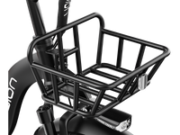 Front wire utility basket accessory for a 3 wheel electric bike