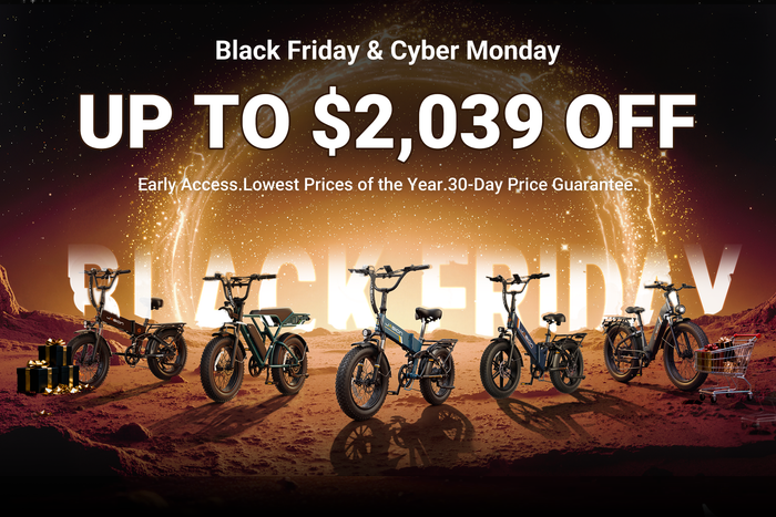 JasionBike Black Friday sale cover image with e-bike deals