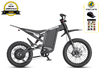 JasionBike Patrol 52 off-road electric dirt bike – Stealth Black full side view