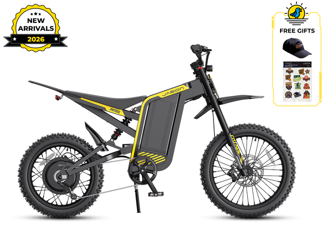 Patrol 52 electric bike front three-quarter view