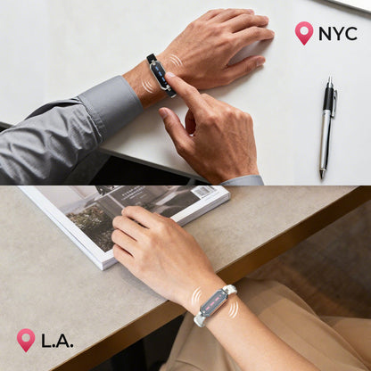 TOTWOO Morse Love Touch Bracelets with Silicone