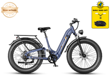 Thunder Pro ST step-through electric bike in Arctic Blue