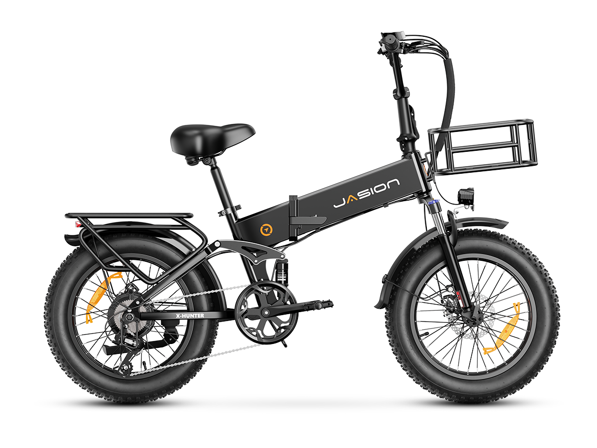 X Hunter Full Suspension Folding Fat Tire Electric Bike Jasion eBike